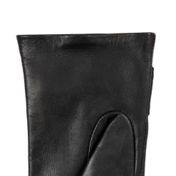 Women’s Touchscreen Wool-Lined Leather Gloves With Bow -Fashion Accessories Shop 7 5020 Black 5