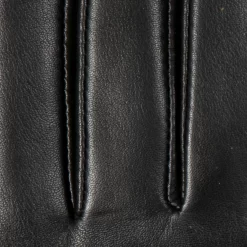 Women’s Touchscreen Wool-Lined Leather Gloves With Bow -Fashion Accessories Shop 7 5020 Black 6