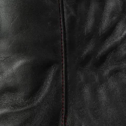 Women’s Single-Point Lined Leather Gloves With Colour Contrast Details -Fashion Accessories Shop 7 5024 Black Berry 7