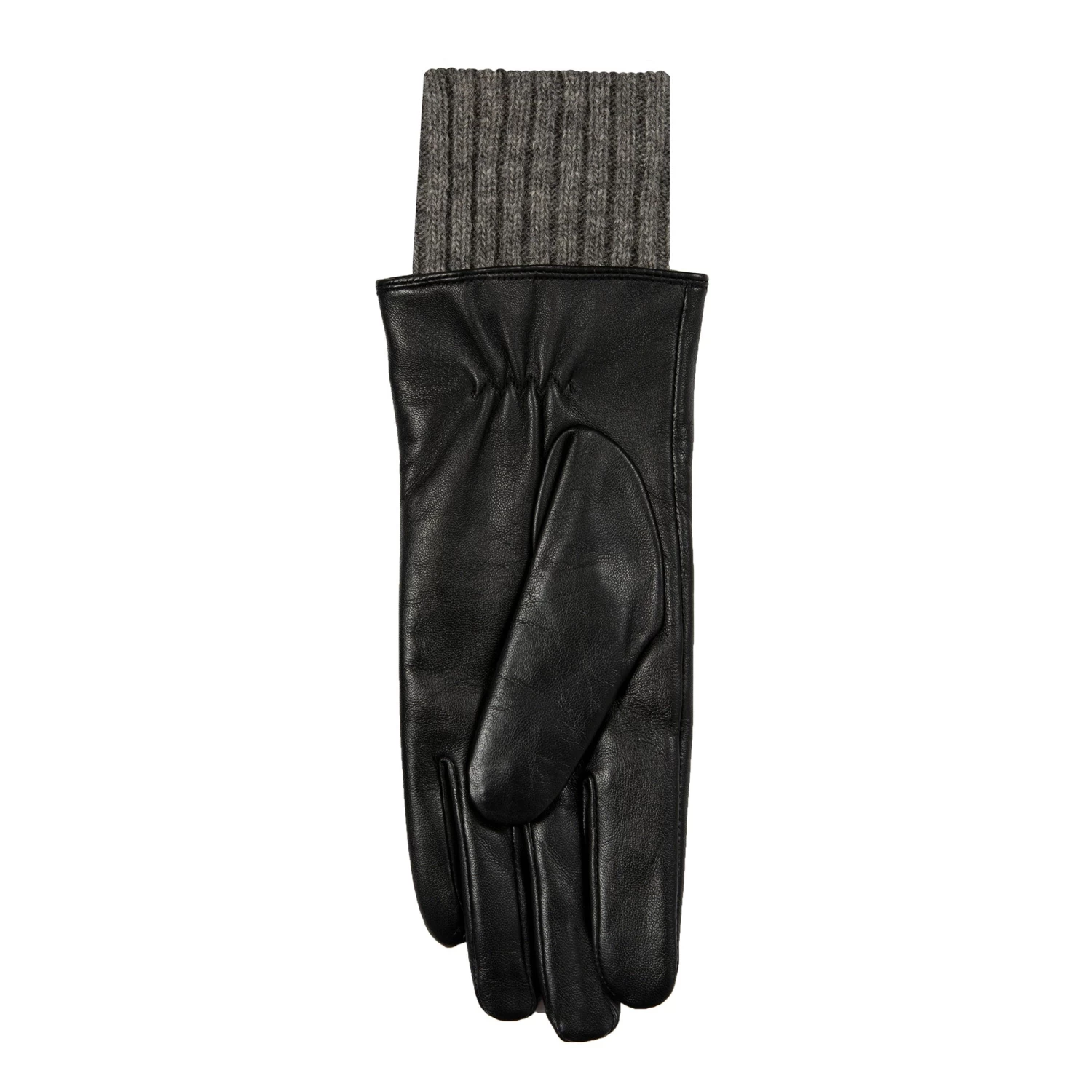 Women’s Three-Point Wool Blend-Lined Leather Gloves With Knitted Cuffs 8 Women’s Three-Point Wool Blend-Lined Leather Gloves With Knitted Cuffs - Image 8