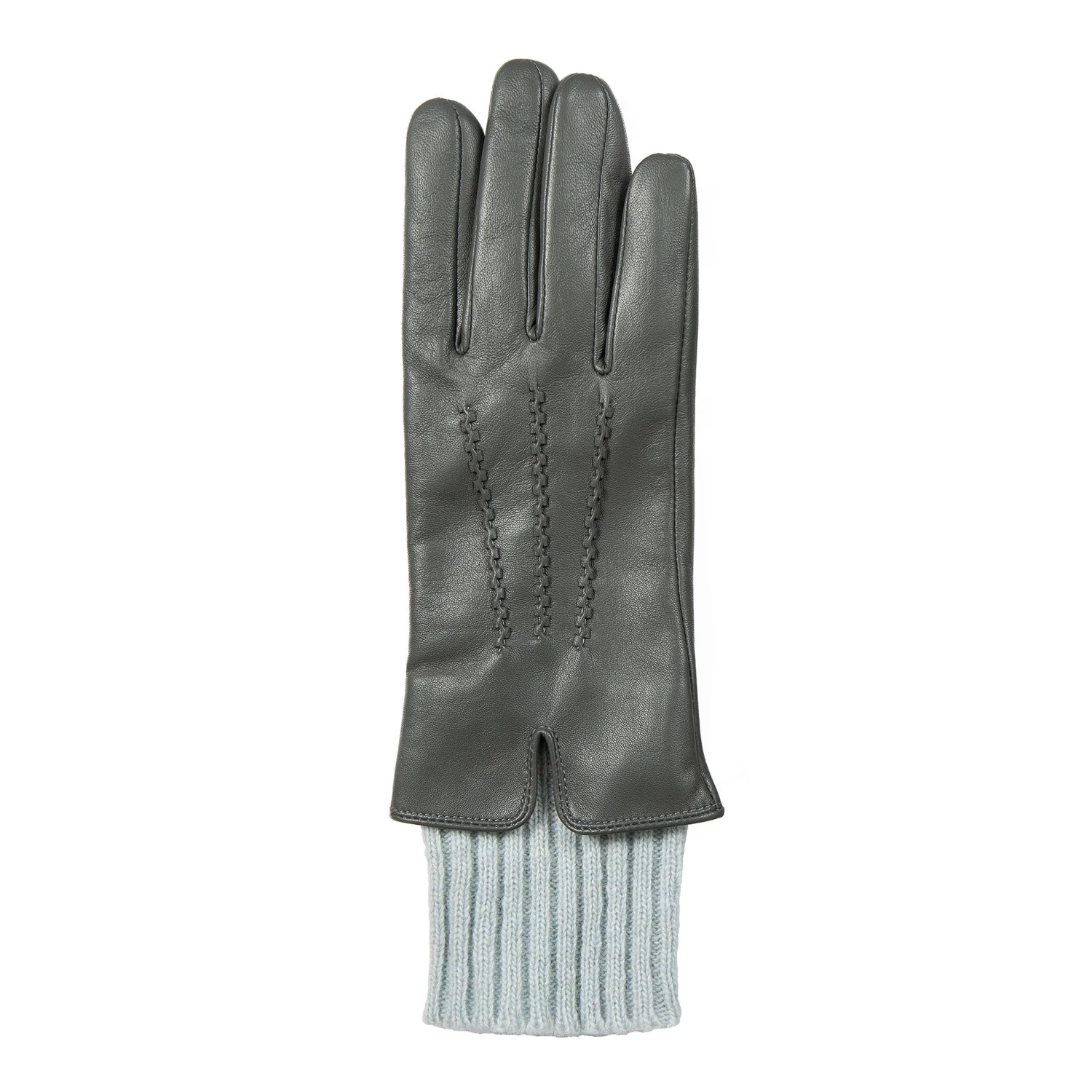 Women’s Three-Point Wool Blend-Lined Leather Gloves With Knitted Cuffs 18 Women’s Three-Point Wool Blend-Lined Leather Gloves With Knitted Cuffs - Image 18