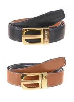 Men's Reversible Leather Belt -Fashion Accessories Shop 8 1065 20navy tan 202 8ac658b5 c411 43f3 8912 a0f6c4c958e4