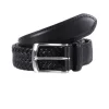 Men's Woven Leather Belt