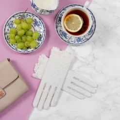 Women's Cotton Crochet Gloves -Fashion Accessories Shop Banner21SOCIAL
