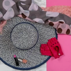 Women’s Multi-Spot Print Lightweight Scarf With Border -Fashion Accessories Shop Banner6SOCIAL