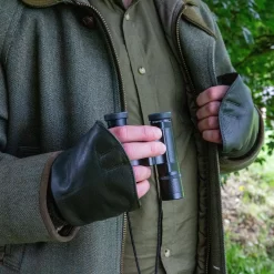 Men's Lined Leather Shooting Mitts -Fashion Accessories Shop Men sleathershootingmittens 2