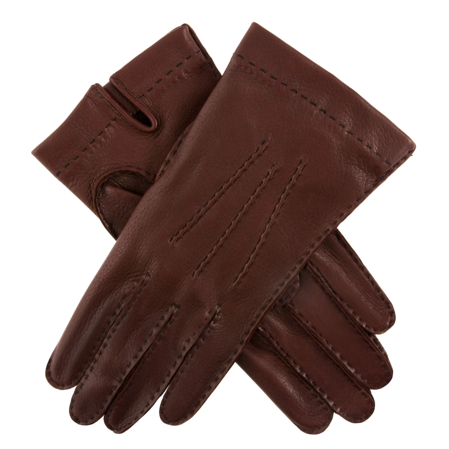 Women's Heritage Handsewn Three-Point Deerskin Leather Gloves 2 Women's Heritage Handsewn Three-Point Deerskin Leather Gloves - Image 2