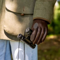 Women's Heritage Water-Resistant Silk-Lined Left Hand Leather Shooting Gloves -Fashion Accessories Shop Womensleathershootinggloves 3