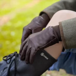 Women's Heritage Water-Resistant Silk-Lined Left Hand Leather Shooting Gloves -Fashion Accessories Shop Womensleathershootinggloves 6