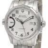New Bulova Accutron Auto White Dial Stainless Steel Men's Watch 63B161