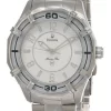 New Bulova Marine Star 36MM Silver MOP Dial SS Women's Watch 96L145