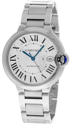 CARTIER Ballon Bleu De Cartier AUTO 40MM SS Silver Dial Men's Watch WSBB0040