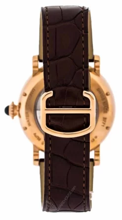 CARTIER Rotonde 42MM 18K Rose Gold Alligator STRP Men's Watch W1556240 -Fashion Accessories Shop cartier watches cartier rotonde 42mm 18k rose gold alligator strp mens watch w1556240 85244.1653342881