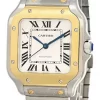 CARTIER Santos De Cartier AUTO 35.1MM 18K YLW Gold Unisex Watch W2SA0016