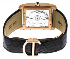 CARTIER Tank MC LG 18K Pink Gold Brown Leather Men's Watch W5330001 -Fashion Accessories Shop cartier watches cartier tank mc lg 18k pink gold brown leather mens watch w5330001 51862.1681277510