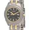 CITIZEN Black Dial 2-Tone Titanium Women's Watch EU1060-61E