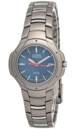 CITIZEN Blue Dial Titanium Women's Watch EU1390-58L