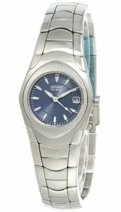 CITIZEN Eco Drive Blue Dial SS Women's Watch EW0130-51M