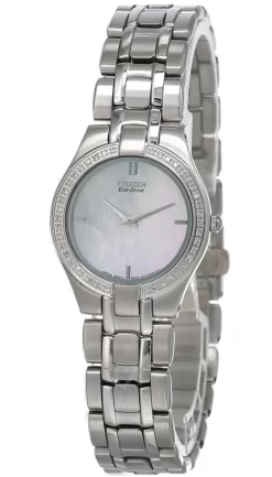 CITIZEN Eco Drive MOP Dial SS Women's Watch EG3150-51D