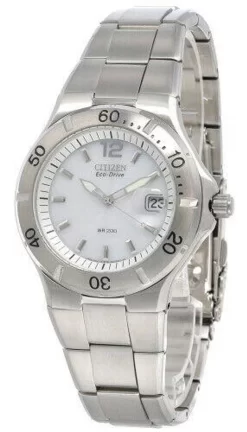 CITIZEN Eco Drive White Dial Stainless Steel Men's Watch BM0550-51A