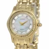 CITIZEN Riega Eco Drive MOP Dial Gold-Tone SS Women's Watch EP5622-53D