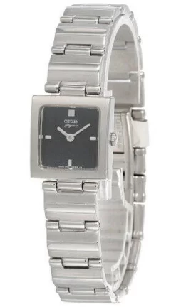 New Citizen Black Dial SS Women's Watch EK4640-59E