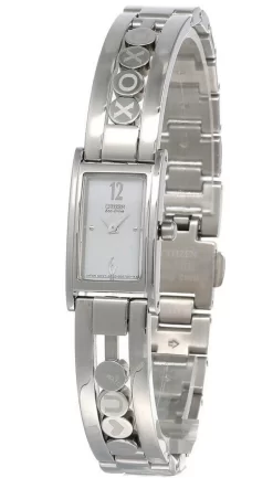 New Citizen Eco Drive White Dial SS Women's Watch EG2250-52A