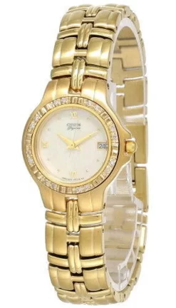 New Citizen Elegance MOP Dial SS Women's Watch EU0013-58D