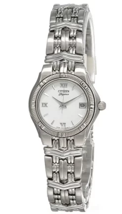 New Citizen Elegance White Dial SS Women's Watch EU0230-50A