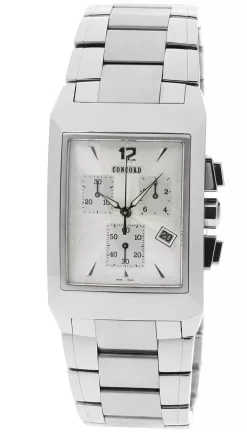CONCORD Carlton Chrono SS Silver Dial Men's Watch 0310921