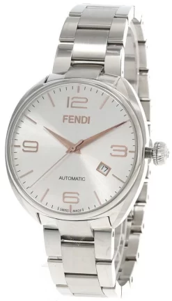 New Fendi Auto 42MM Silver Dial S-Steel Men's Watch F201016000