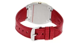 GUCCI 25H 34MM QTZ SS Golden Brass Dial Red LTHR Unisex Watch YA163415 -Fashion Accessories Shop gucci watches gucci 25h 34mm qtz ss golden brass dial red lthr unisex watch ya163415 56073.1696560716