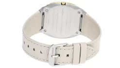 GUCCI 25H 34MM QTZ SS Golden Brass Dial White LTHR Unisex Watch YA163416 -Fashion Accessories Shop gucci watches gucci 25h 34mm qtz ss golden brass dial white lthr unisex watch ya163416 75141.1696560697