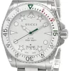 GUCCI Dive 40MM QTZ S-Steel Silver Dial Bracelet Men's Watch YA136336