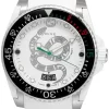 GUCCI Dive 40MM SS White Snake Motif Dial Rubber Men's Watch YA136330