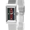 GUCCI G-Frame 14x25MM SS Green/Red/Blue Dial Women's Watch YA147510
