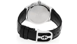 GUCCI G-Timeless 32MM Quartz Black Dial Leather Unisex Watch YA1265055 -Fashion Accessories Shop gucci watches gucci g timeless 32mm quartz black dial leather unisex watch ya1265055 25895.1696560705