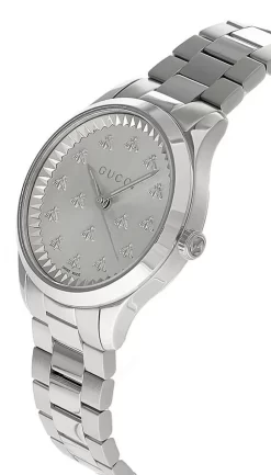 Fashion Accessories Shop -Fashion Accessories Shop gucci watches gucci g timeless 32mm quartz s steel silver dial womens watch ya1265031 88831.1681416997