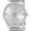 GUCCI G-Timeless 36MM SS Silver Dial Slim Unisex Watch YA1264153
