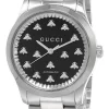 GUCCI G-Timeless 38MM AUTO BLK Onyx Stone Dial Unisex Watch YA1264130