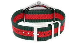 GUCCI G-Timeless 38MM QTZ SS Green/Red Nylon Strap Men's Watch YA1264148 6 GUCCI G-Timeless 38MM QTZ SS Green/Red Nylon Strap Men's Watch YA1264148 -Fashion Accessories Shop gucci watches gucci g timeless 38mm qtz ss greenred nylon strap mens watch ya1264148 25544.1670908763