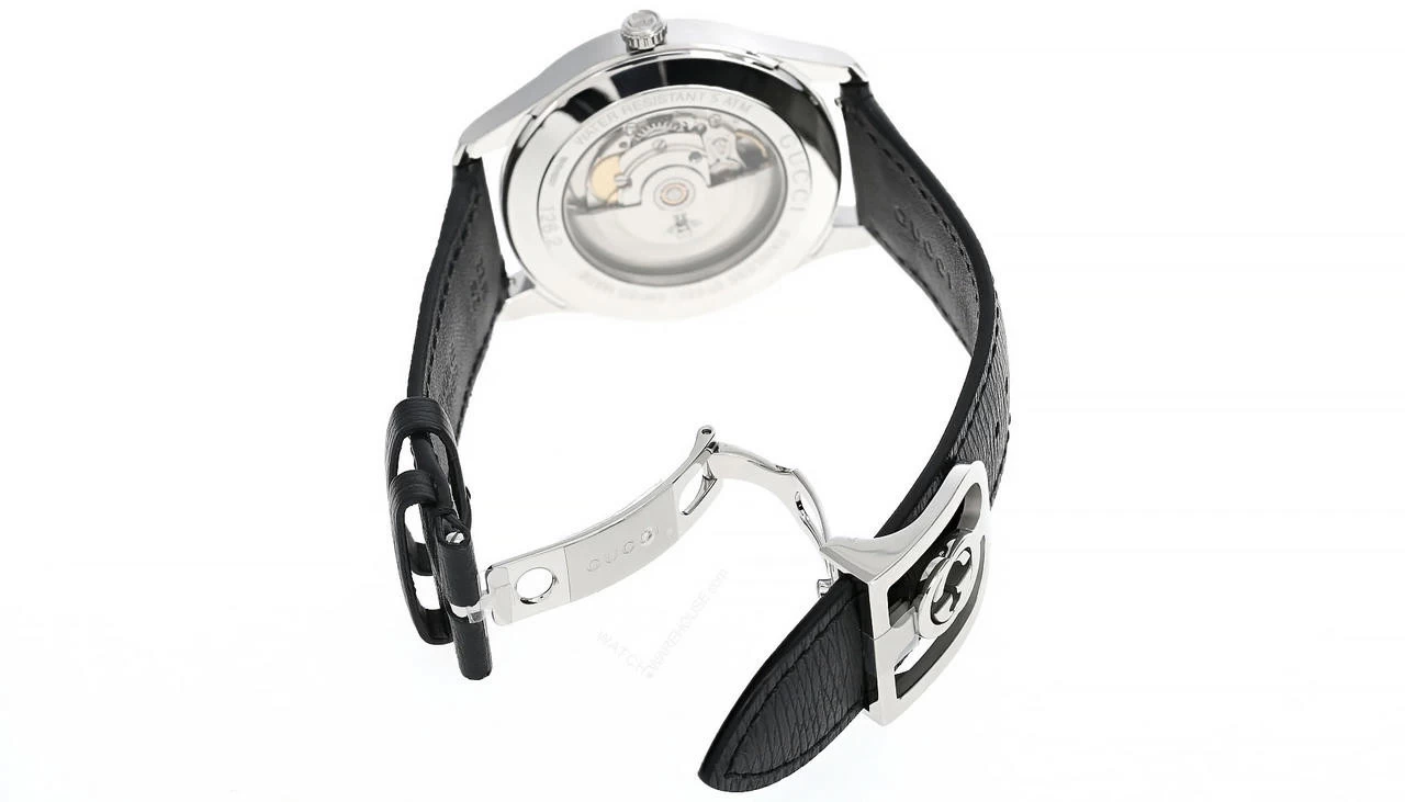 GUCCI G-Timeless 42MM AUTO Black Onyx Stone Dial Men's Watch YA126286 3 GUCCI G-Timeless 42MM AUTO Black Onyx Stone Dial Men's Watch YA126286 - Image 3