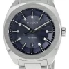 GUCCI GG2570 41MM Quartz Stainless Steel Blue Dial Men's Watch YA142303