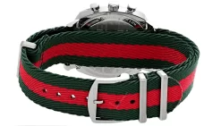 GUCCI Grip 40MM SS Red/Green Dial Fabric Strap Men's Watch YA157304 -Fashion Accessories Shop gucci watches gucci grip 40mm ss redgreen dial fabric strap mens watch ya157304 41003.1664918510