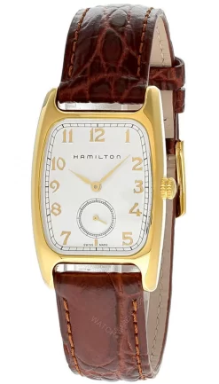 HAMILTON American Classic Boulton Quartz Leather Men's Watch H13431553