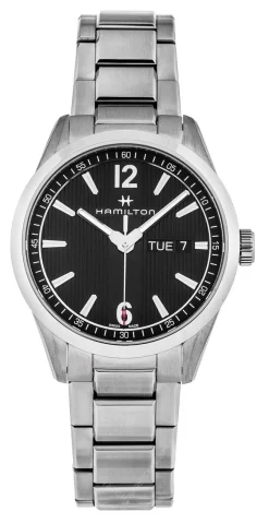 HAMILTON Broadway Day Date Anthracite 40MM QTZ Men's Watch H43311135