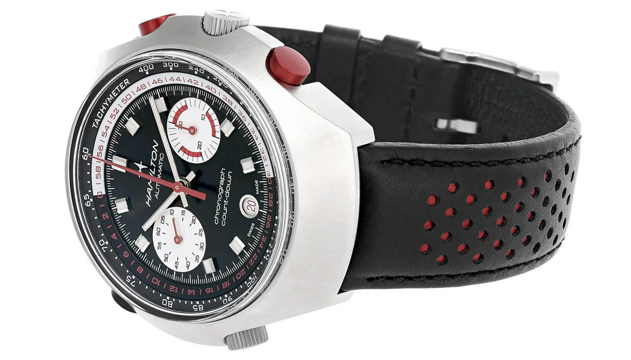 HAMILTON Chrono-Matic AUTO Limited Edition Black Dial Watch H51616731 3 HAMILTON Chrono-Matic AUTO Limited Edition Black Dial Watch H51616731 - Image 3