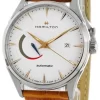 HAMILTON Jazzmaster Brown Leather Automatic Men's Watch H32635511