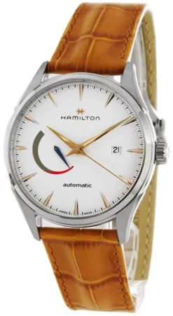 HAMILTON Jazzmaster Brown Leather Automatic Men's Watch H32635511