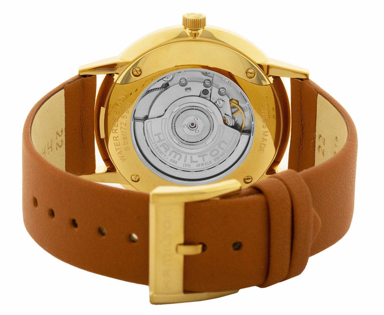 HAMILTON Jazzmaster Inter-Matic 42MM Brown Dial Men's Watch H38735501 3 HAMILTON Jazzmaster Inter-Matic 42MM Brown Dial Men's Watch H38735501 - Image 3